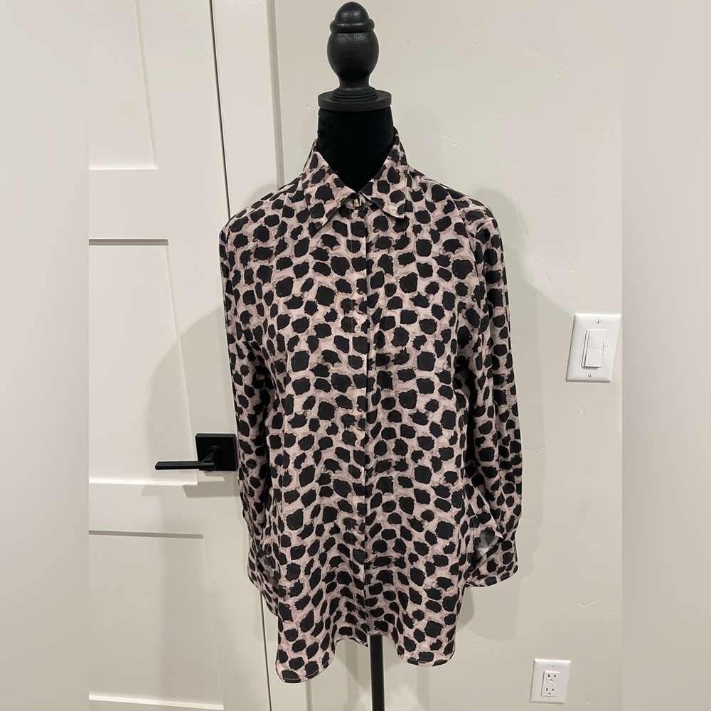 MM Lafleur Black and Tan Button Down Tatum Shirt